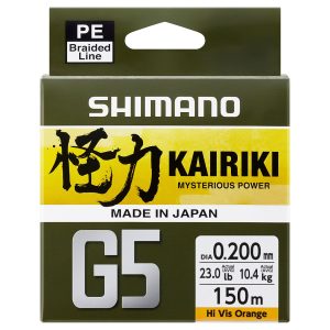 Braid Shimano Kairiki G5 0.15mm 5.5 KG 150m Steel grey