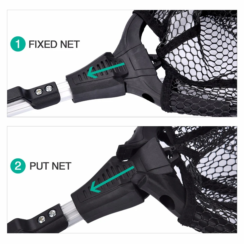 Red de Pesca MadBite de KastKing de 1.6 metros - Telescópica/Retráctil - Imagen 4