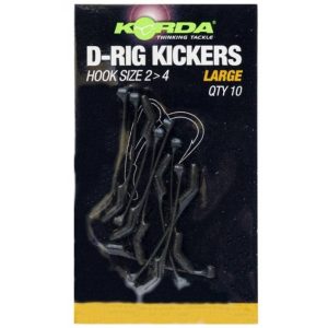KORDA D-RIG KICKERS LARGE 10 unid