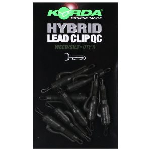 KORDA HYBRID QC LEAD CLIP WEED 8 unid