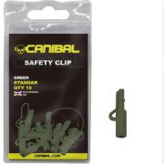 Canibal Tackle Safety Lead Clip Green 10 unid