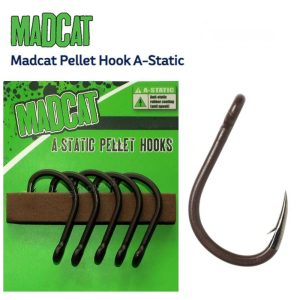 MAD CAT ANZUELOS RECUBIERTOS Pellet Hook A-Static nº 3/0 5 pcs