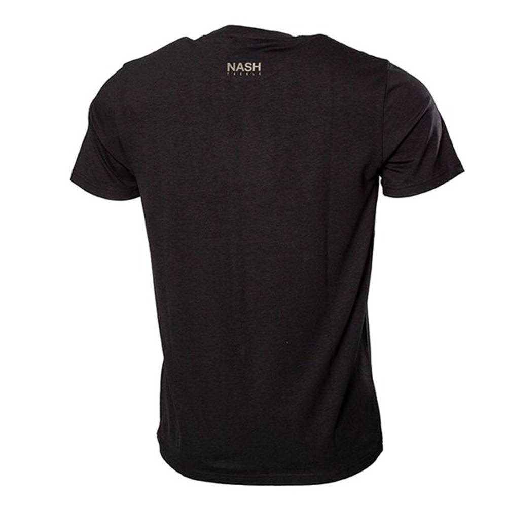 CAMISETA NASH MAKE IT HAPPEN T-SHIRT FISH LOGO BLACK talla M - Imagen 3