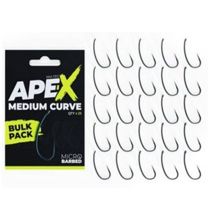RIDGEMONKEY Anzuelos APE-X MEDIUM CURVE Bulk Pack 25 unid