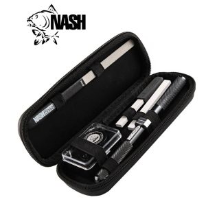 NASH Precision Sharpening Kit (Estuche completo de afilado de anzuelos)