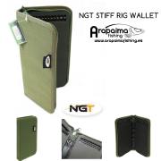Carpeta para Bajos NGT STIFF RIG WALLET WITH PINS