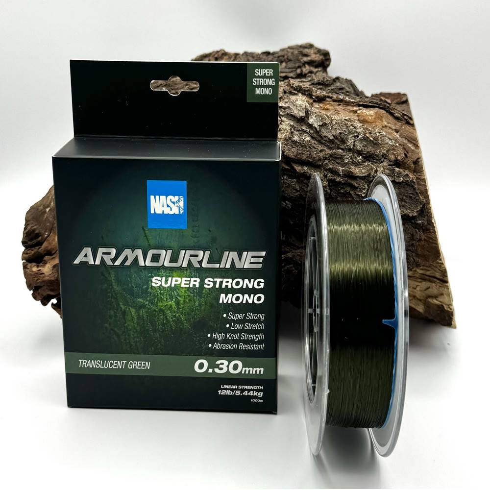 NASH ARMOURLINE SUPER STRONG MONO GREEN 0,35mm 1000m - Imagen 3