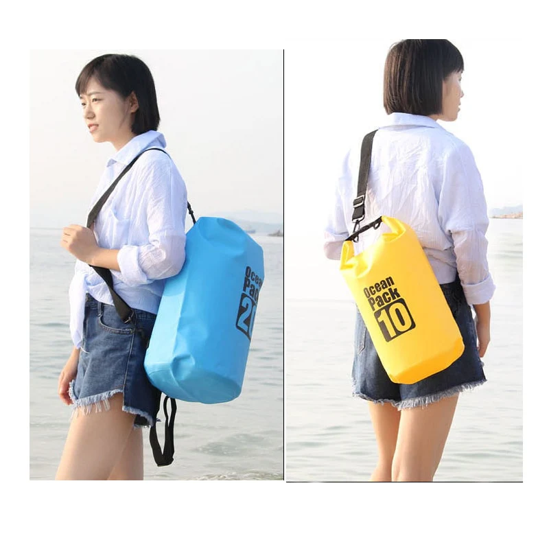 Bolsa Seca a Prueba de Agua con Tirantes - 10L y 20L - Imagen 3