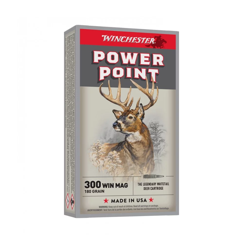 Winchester Power Point Cal 300 WSM 180 grains