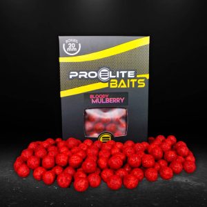 PRO ELITE BAITS GOLD BLOODY MULBERRY Boilies 20 mm