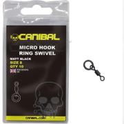 Canibal Tackle Micro Hook Ring Swivel 10 unid.