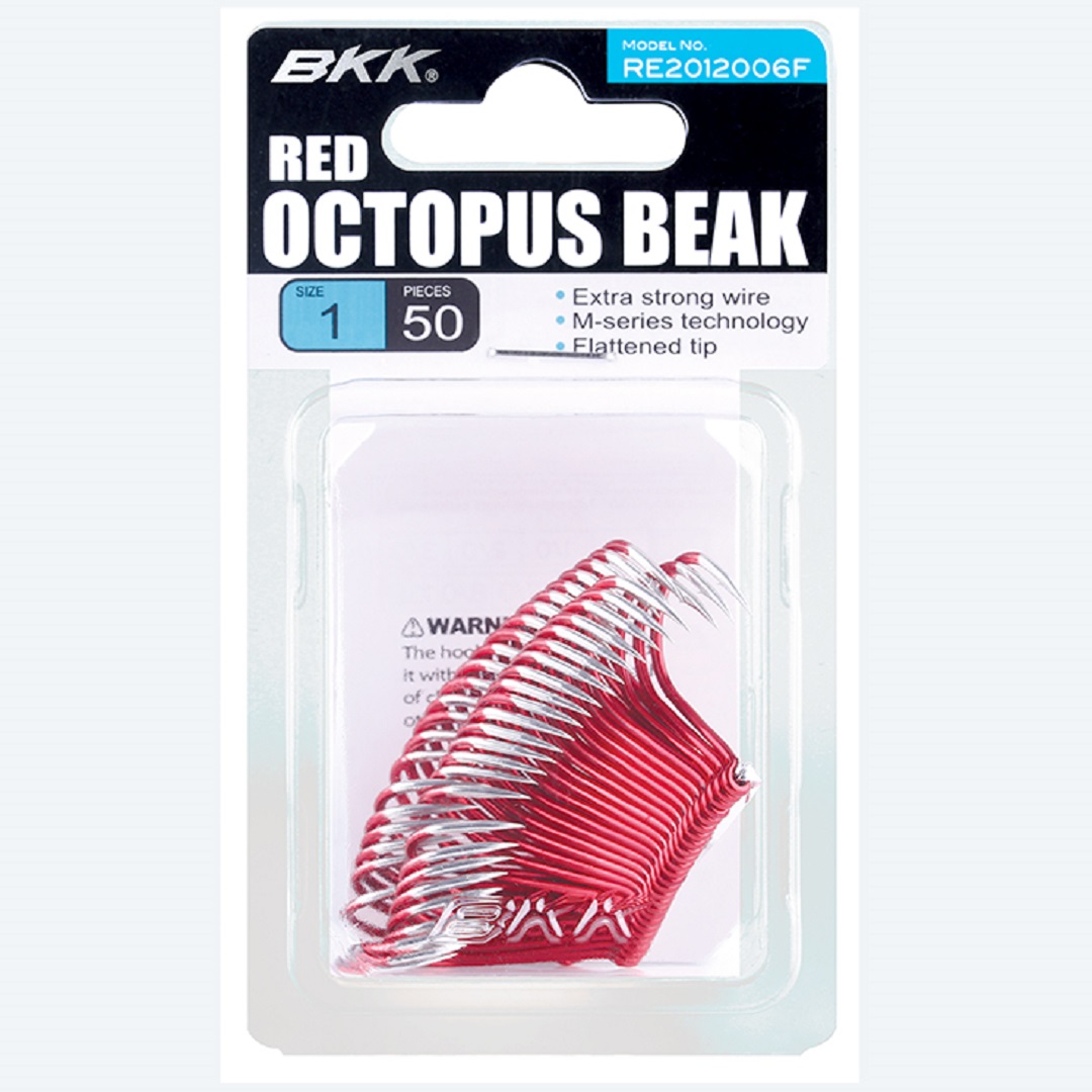 Anzuelo BKK RED OCTOPUS BEAK #4/0 - Imagen 3
