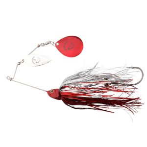 SAVAGE GEAR SPINER BAIT DA’BUSH 32 GR RED SILVER FLASH para lucio y siluro