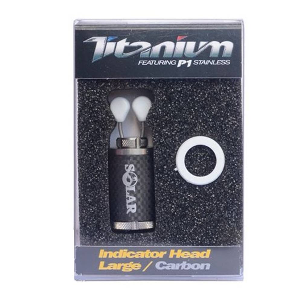 SOLAR TACKLE TITANIUM INDICATOR HEAD LARGE CARBON - Imagen 2