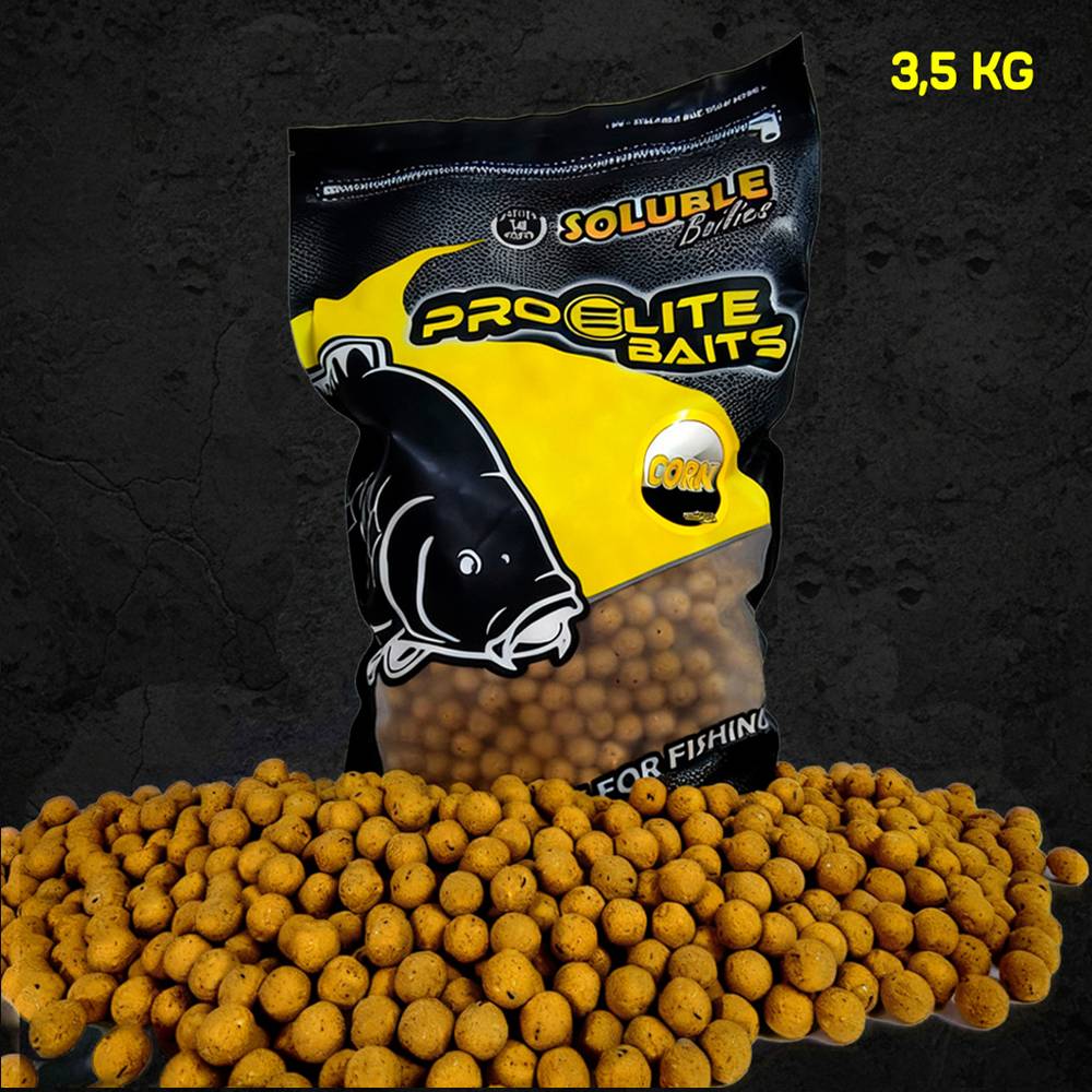 PRO ELITE BAITS CORN BOILIES SOLUBLES 14 mm 3,5 kg - Imagen 2
