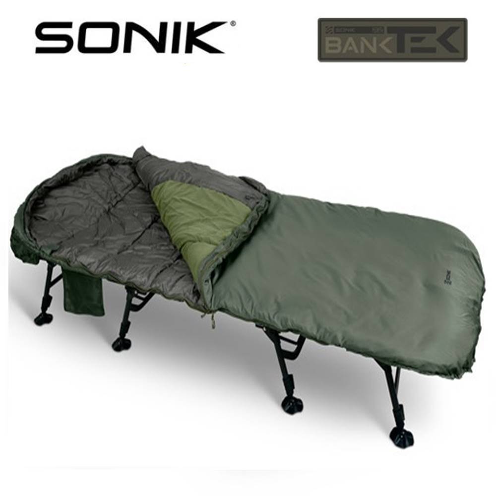 Sonik Bank-Tek 5 Season Sleep System WIDE 8 legs Cama con Saco - Imagen 2