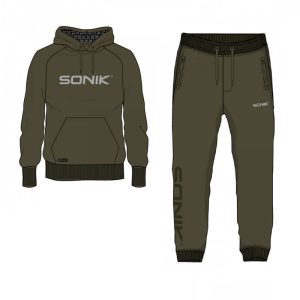 SONIK SUDADERA VERDE + PANTALON Talla XL
