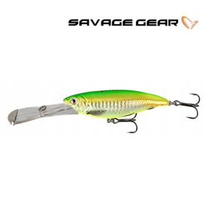 Savage Gear 3D Iron Mask Deep Diver 115 Green Flash para lucio y siluro