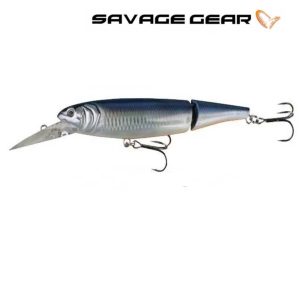 Savage Gear Minnow Articulado Deep Butch 49g 160 mm Blue Silver para lucio y siluro