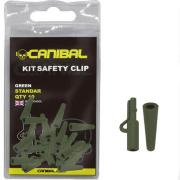 Canibal Tackle Safety Clip Set 10 unid.