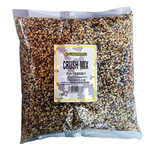 SUPERBAITS CRUSH MIX chufa triturada con semillas cocidas 3 kg PVA FRIENDLY (chufa triturada, trigo y cañamon)