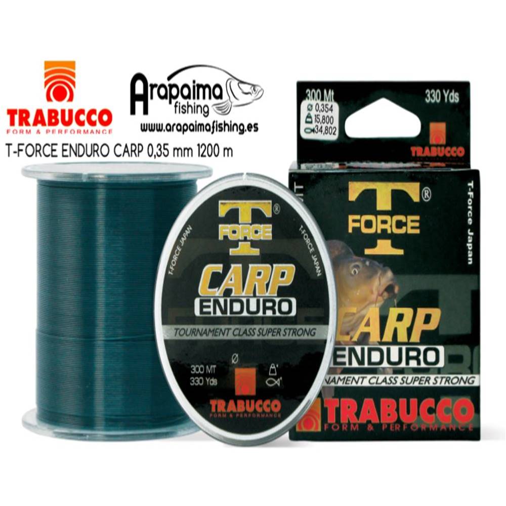 TRABUCCO T-FORCE ENDURO CARP 0,35mm 15.80kg 1200m - Imagen 2