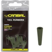 Canibal Tackle Tail Rubbers Green 10 unid - Imagen 2