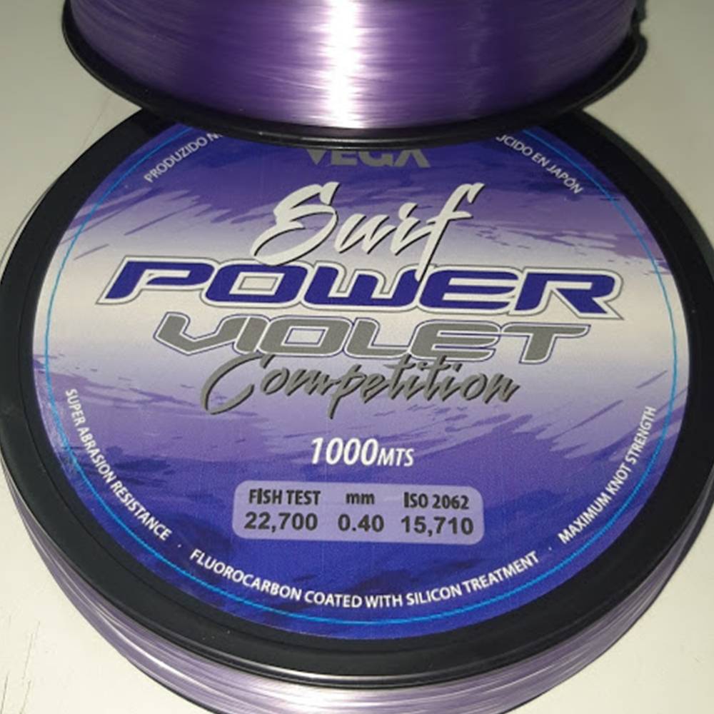 VEGA MONIFILAMENTO VIOLET POWER COMPETITION 0,40 mm 22,7 kg 1000 m - Imagen 4