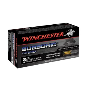 Winchester Subsonic Cal 22 42gr