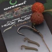 GARDNER COVERT POP UP HOOK ALIGNER C-THRU BROWN LARGE
