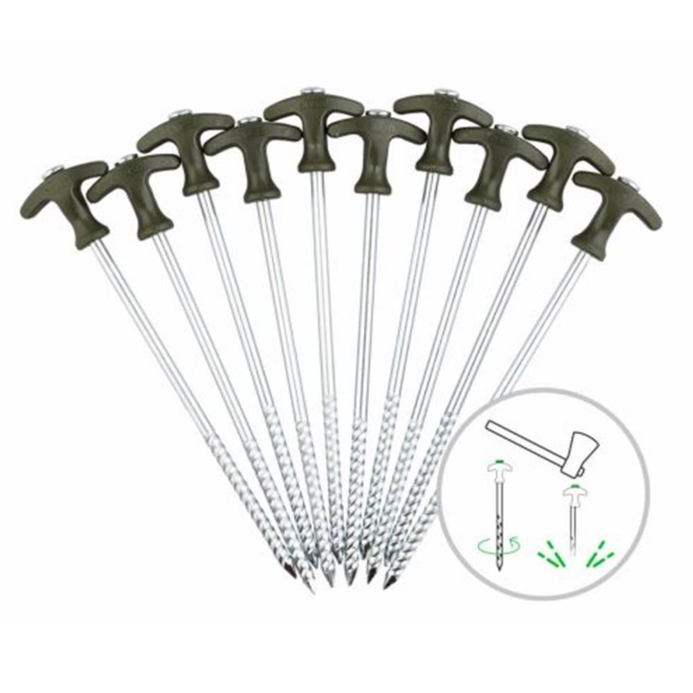 Zfish Bivvy Pegs 10 Piquetas largas 25cm - Imagen 2