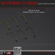 TRYBION ANZUELOS SUPER D-RIG Nº 8 BLACK NICKEL
