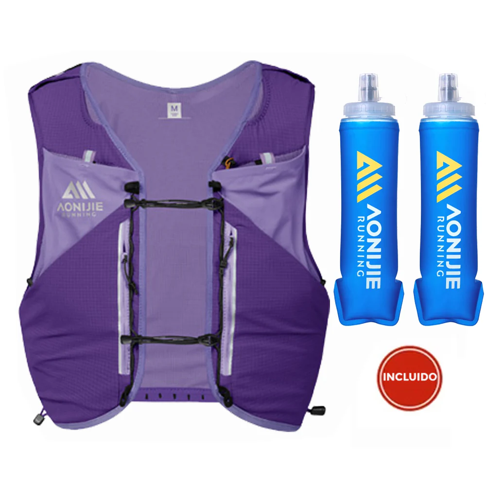 Chaleco AONIJIE Mont Blanc 12L - violeta - Imagen 2