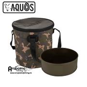 FOX CUBO PLEGABLE AQUOS CAMO BUCKET & INSERT 17L