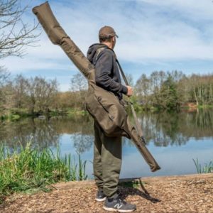 AVID CARP COMPOUND DOUBLE ROD SLEEVE 10′ funda dos cañas con correa para el ombro