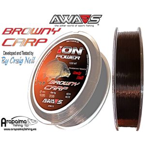 AWA-SHIMA ION POWER BROWNY CARP 0,35mm 21,10kg 1200m
