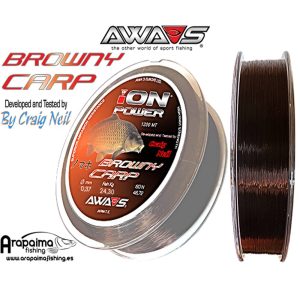 AWA-SHIMA ION POWER BROWNY CARP 0,37mm 24,30kg 1200m