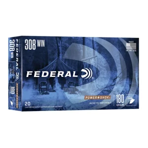 Federal Power Shock Cal 308 Win 180gr