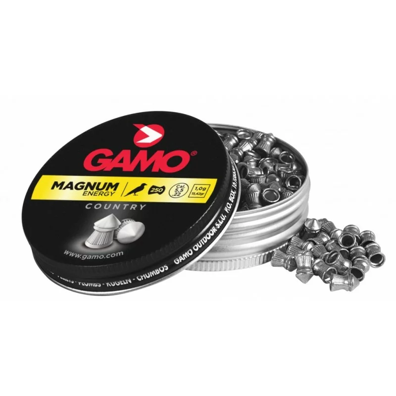Balines GAMO Magnum Energy Cal. 5.5 – Lata de 250 Unidades - Imagen 2