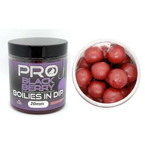 STARBAITS PROBIOTIC BLACKBERRY BOILIES IN DIP 24mm