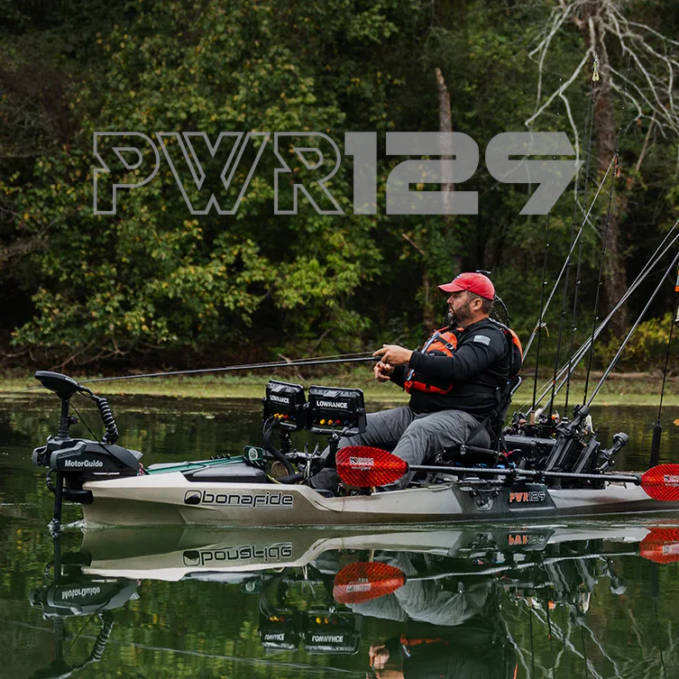 Kayak Bonafide PWR129 - Pedal de Remo con Opción de Motor - Imagen 9