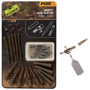 FOX EDGES CAMO SAFETY LEAD CLIP KIT nº 7