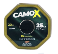 RIDGEMONKEY CamoX Soft Coated Hooklink 25lb