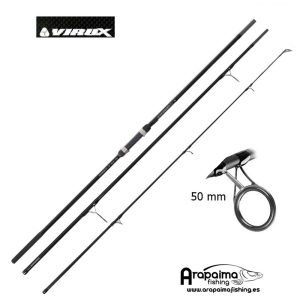 Caña 3 TRAMOS VIRUX 0 12 Pies (3,60 m) 3,5 Lb anilla de 50 mm