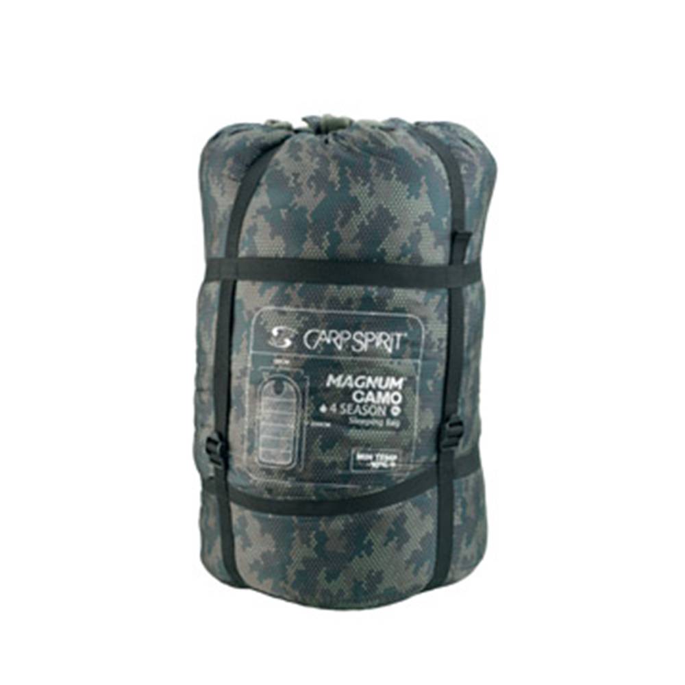 CARP SPIRIT Magnum Sleeping Bag 4 Season XL Camo (230cm x 115cm) - Imagen 4