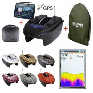 CARPIO C3 HYBRID Barco cebador con sonda a color y GPS + bolso para el mando
