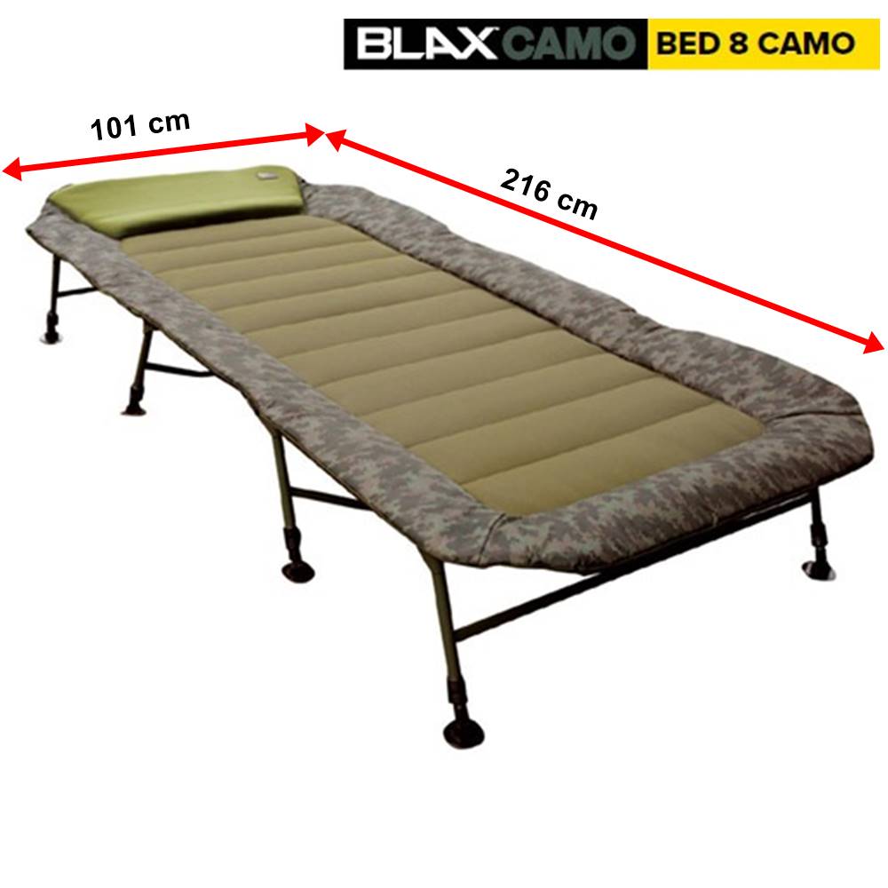 CARP SPIRIT BED CHAIR BLAX CAMO 8 PIES 1 m ancha - Imagen 3