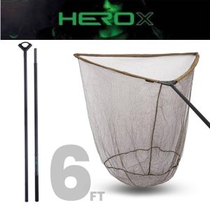 SONIK HEROX LANDING NET 42″ 2 pcs Sacadera completa mango 6ft