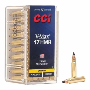 CCI .17 HMR 17gr V-Max 2550 FPS Munición