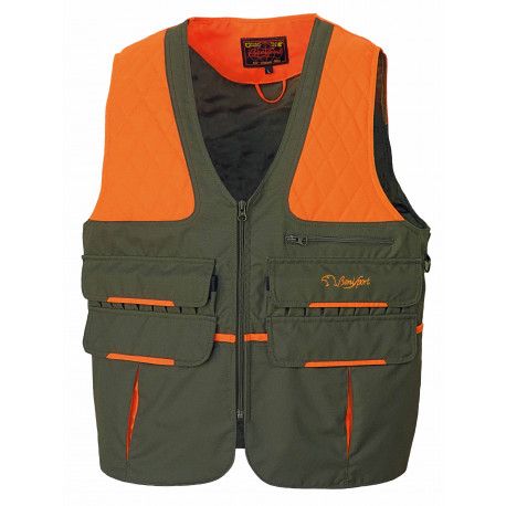 Chaleco Benisport Iron Doble Morral Kaki/Naranja